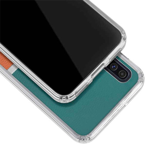 NFL Miami Dolphins Vintage Galaxy A50 Clear Case